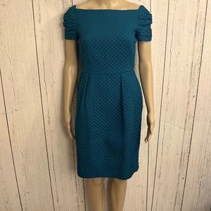 Carolina Herrera | Dresses | Ch Carolina Herrera Teal Midi Length Capped Sleeve Dress Size 6 | Poshmark Carolina Herrera | Dresses | Ch Carolina Herrera Teal Midi Length Capped Sleeve Dress Size 6 | Poshmark
